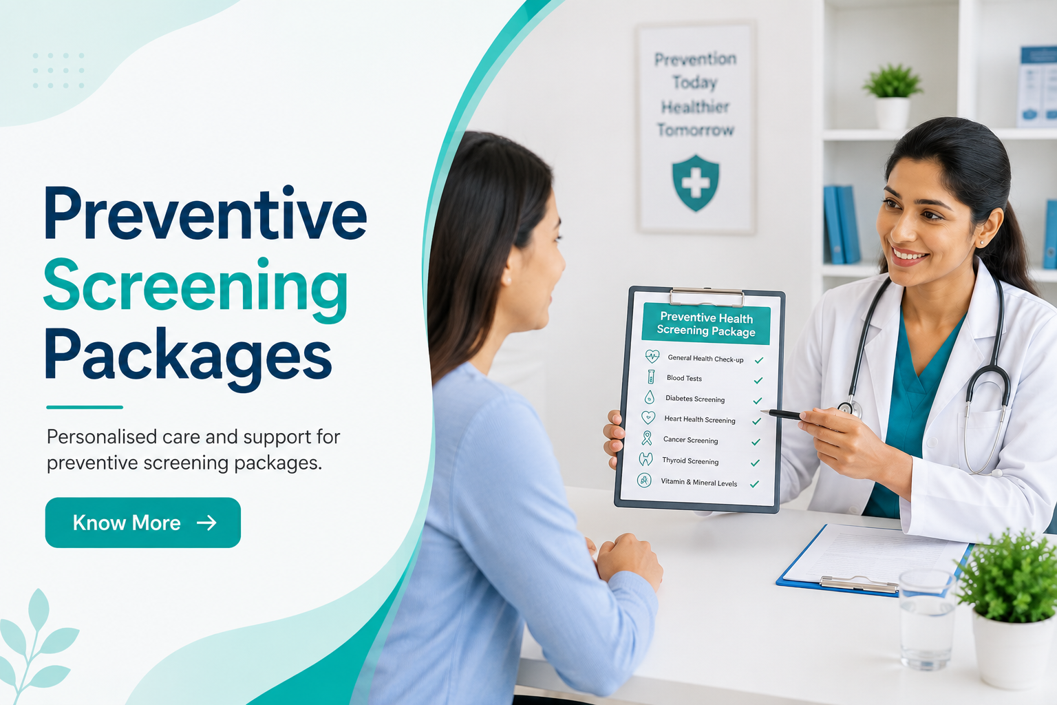 Preventive screening packages